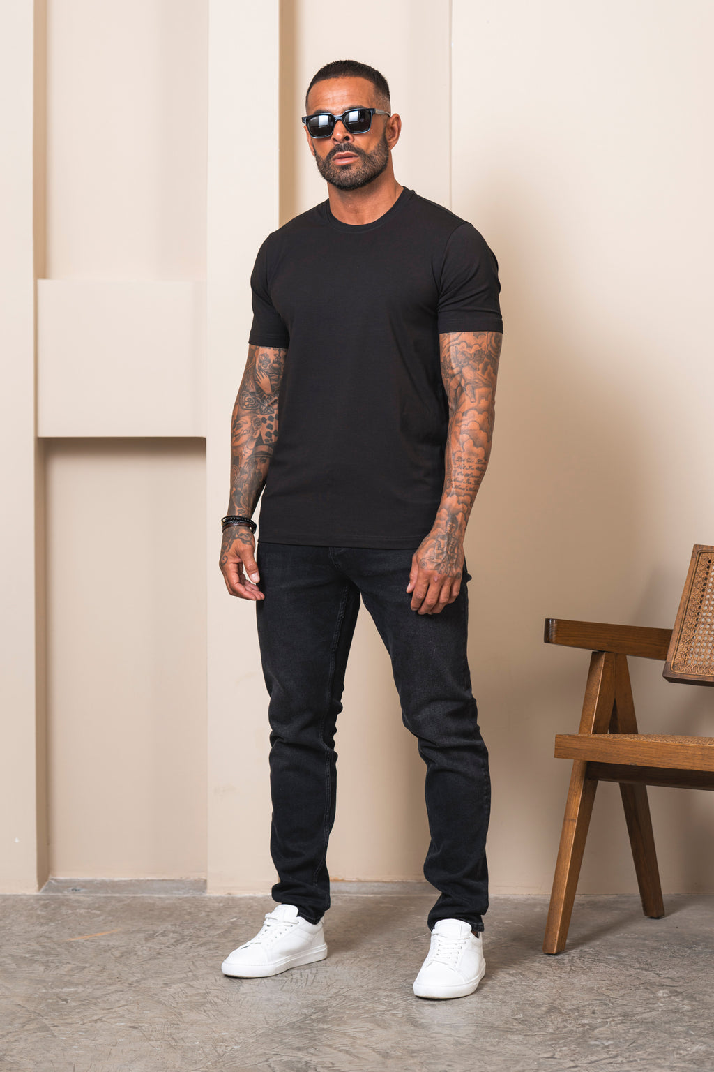 T-shirt essentiel - Blanc cassé