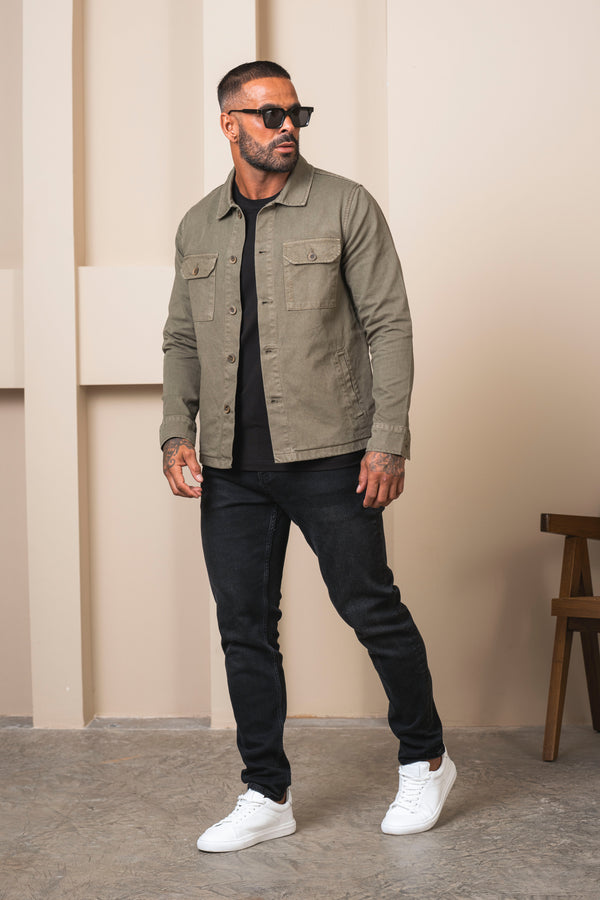 Denim Jacket Khaki