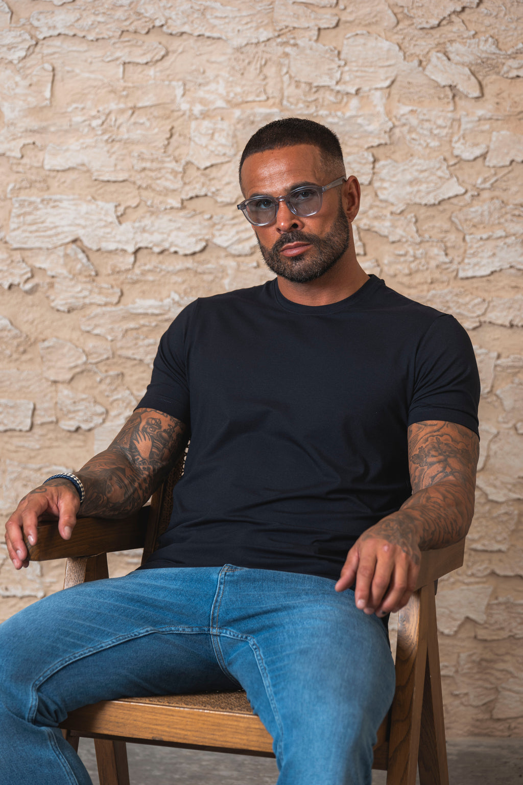 Premium Modal T-shirt - Navy