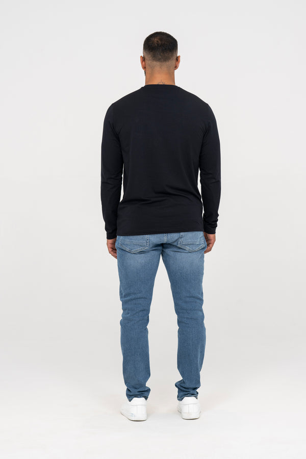 Premium Modal Long Sleeve T-shirt - Navy