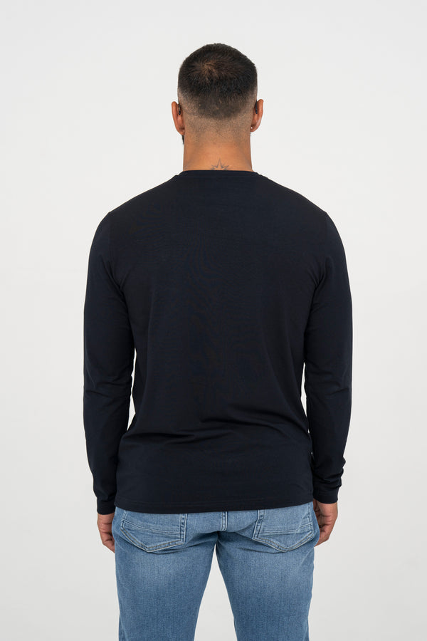 Premium Modal Long Sleeve T-shirt - Navy