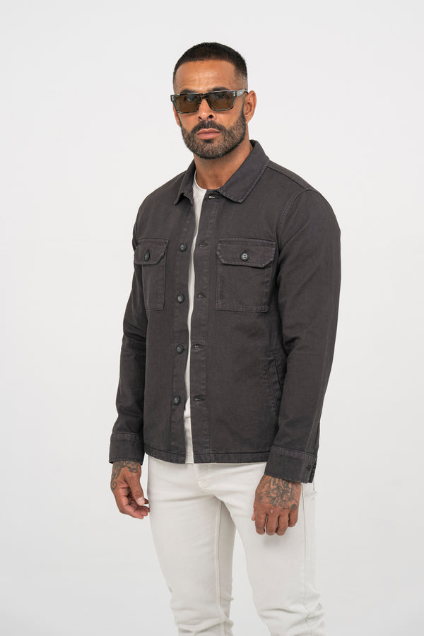 Denim Jacket Dark Grey