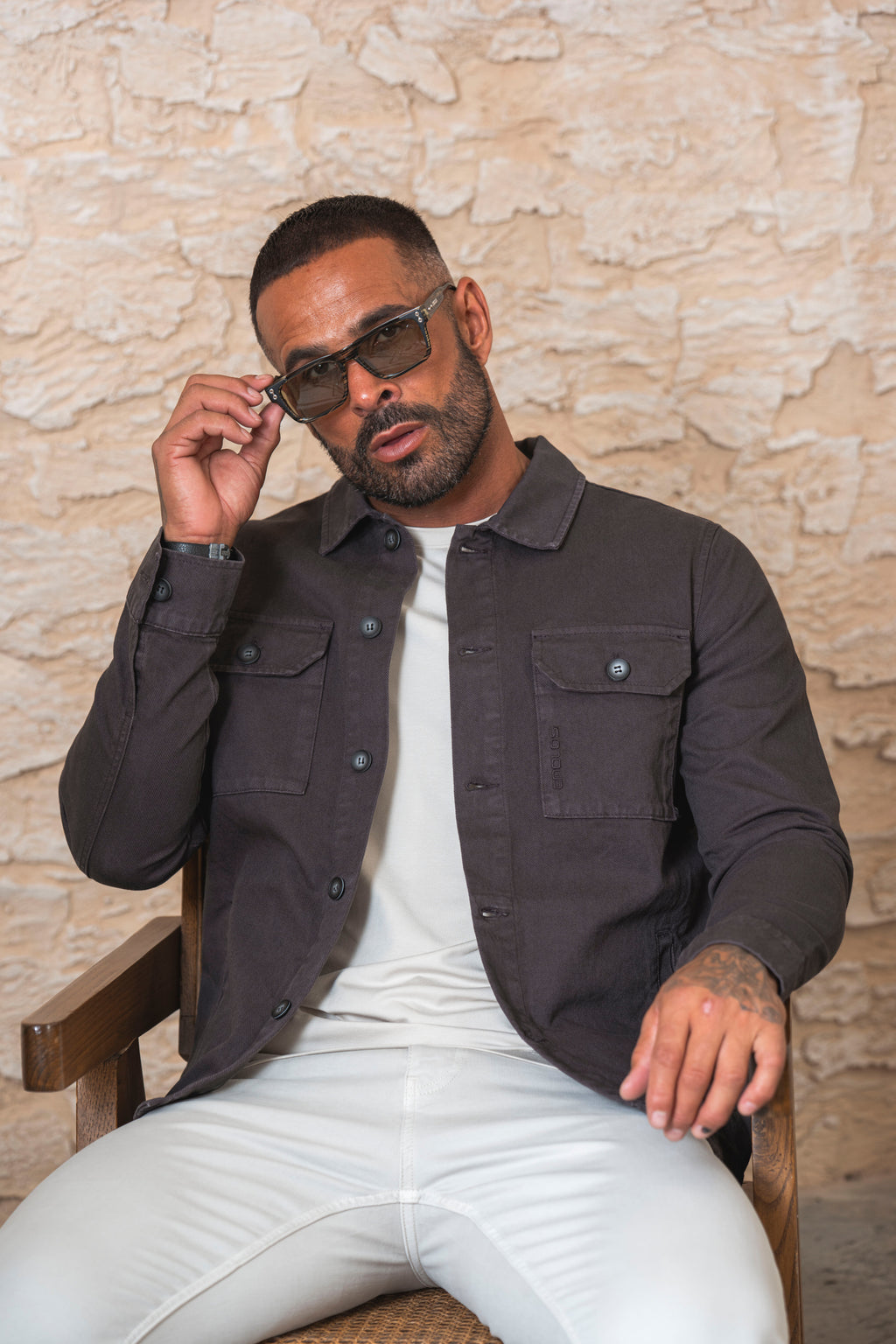 Denim Jacket Dark Grey