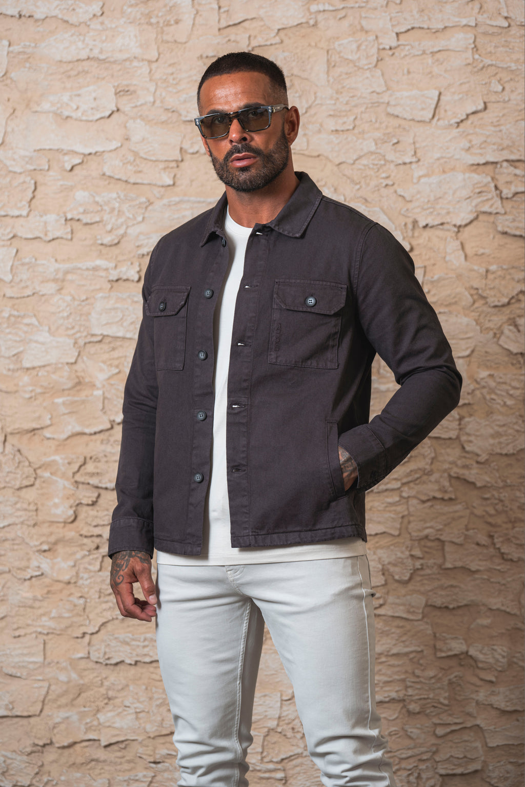 Denim Jacket Dark Grey