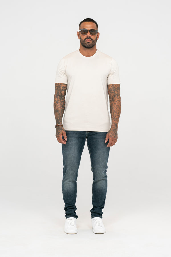 T-shirt essentiel - Blanc cassé