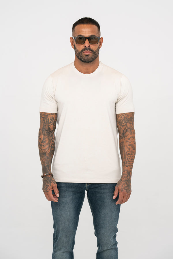 T-shirt essentiel - Blanc cassé