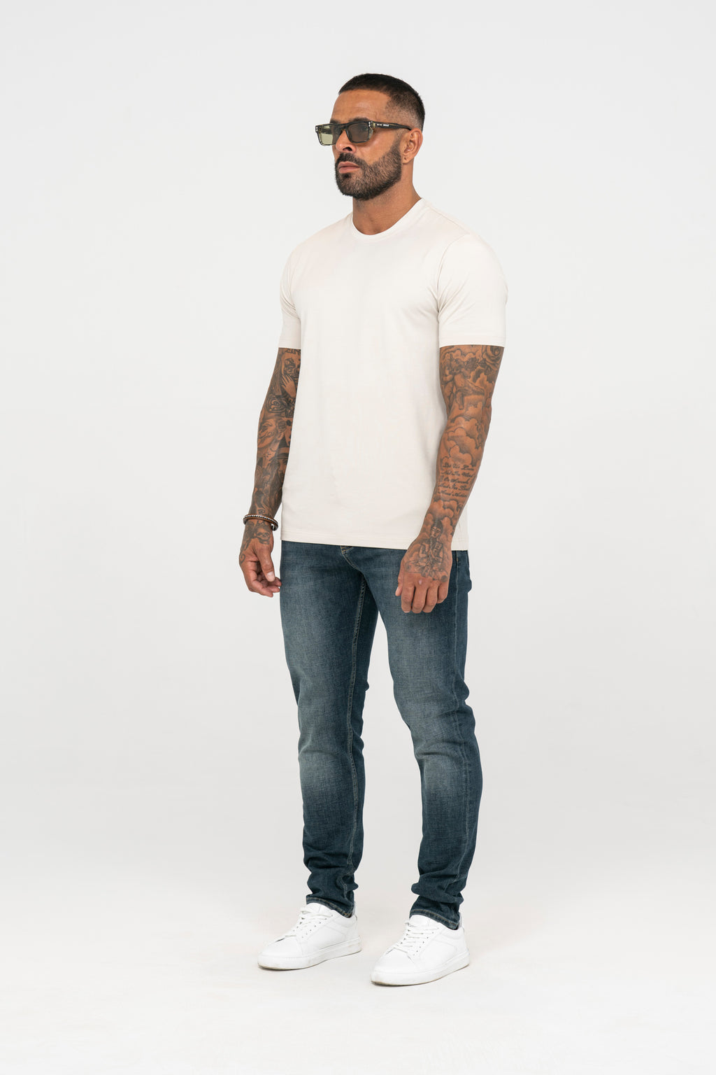 T-shirt essentiel - Blanc cassé