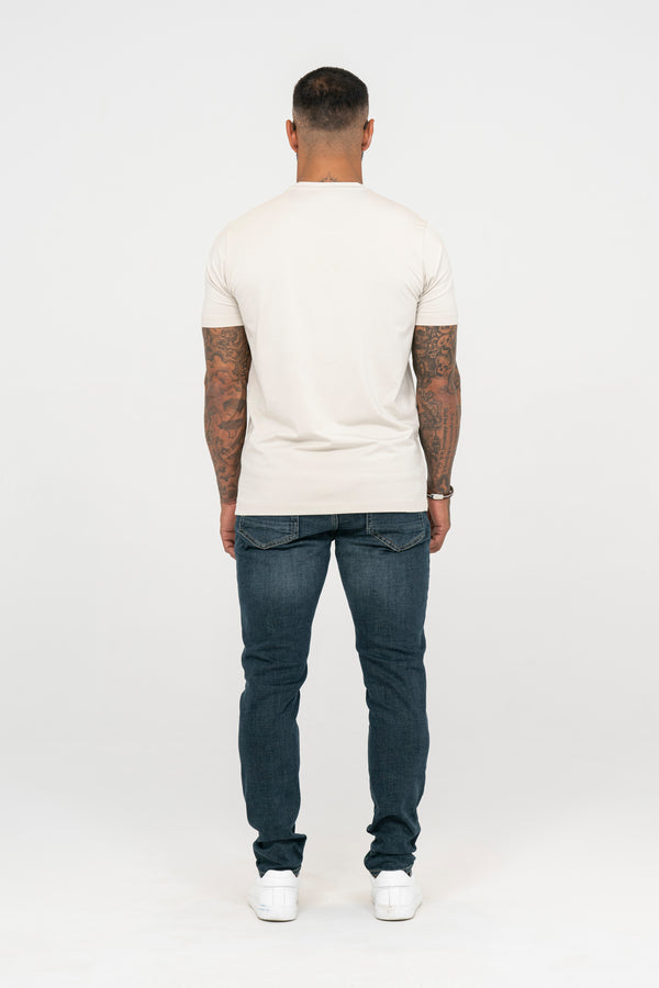 T-shirt essentiel - Blanc cassé