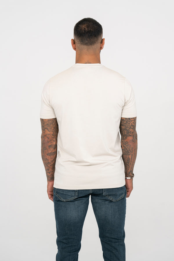 T-shirt essentiel - Blanc cassé