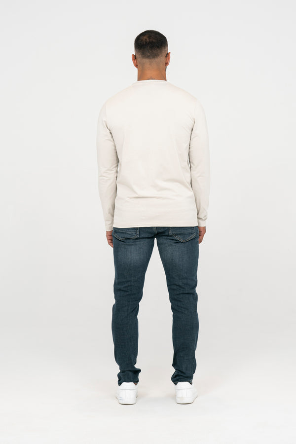 Premium Modal Long Sleeve T-shirt - Sand