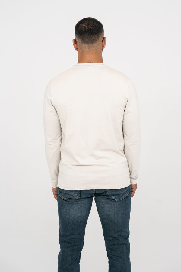 Premium Modal Long Sleeve T-shirt - Sand