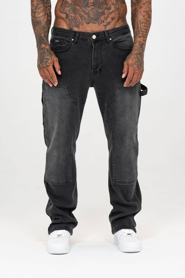Carpenter Denim Washed - Grey - Emolos