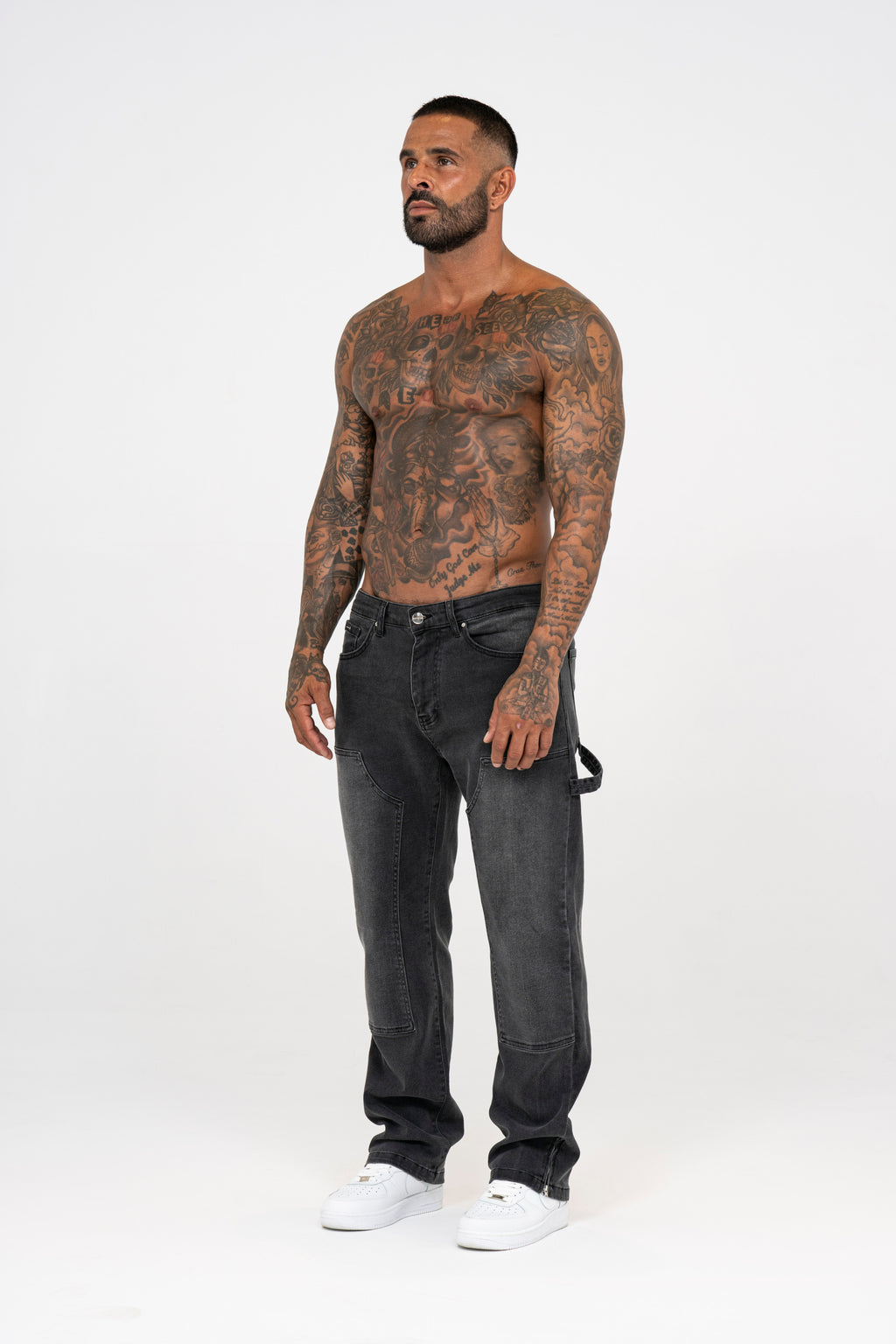 Carpenter Denim Washed - Grey - Emolos