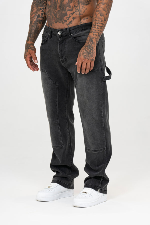 Carpenter Denim Washed - Grey - Emolos
