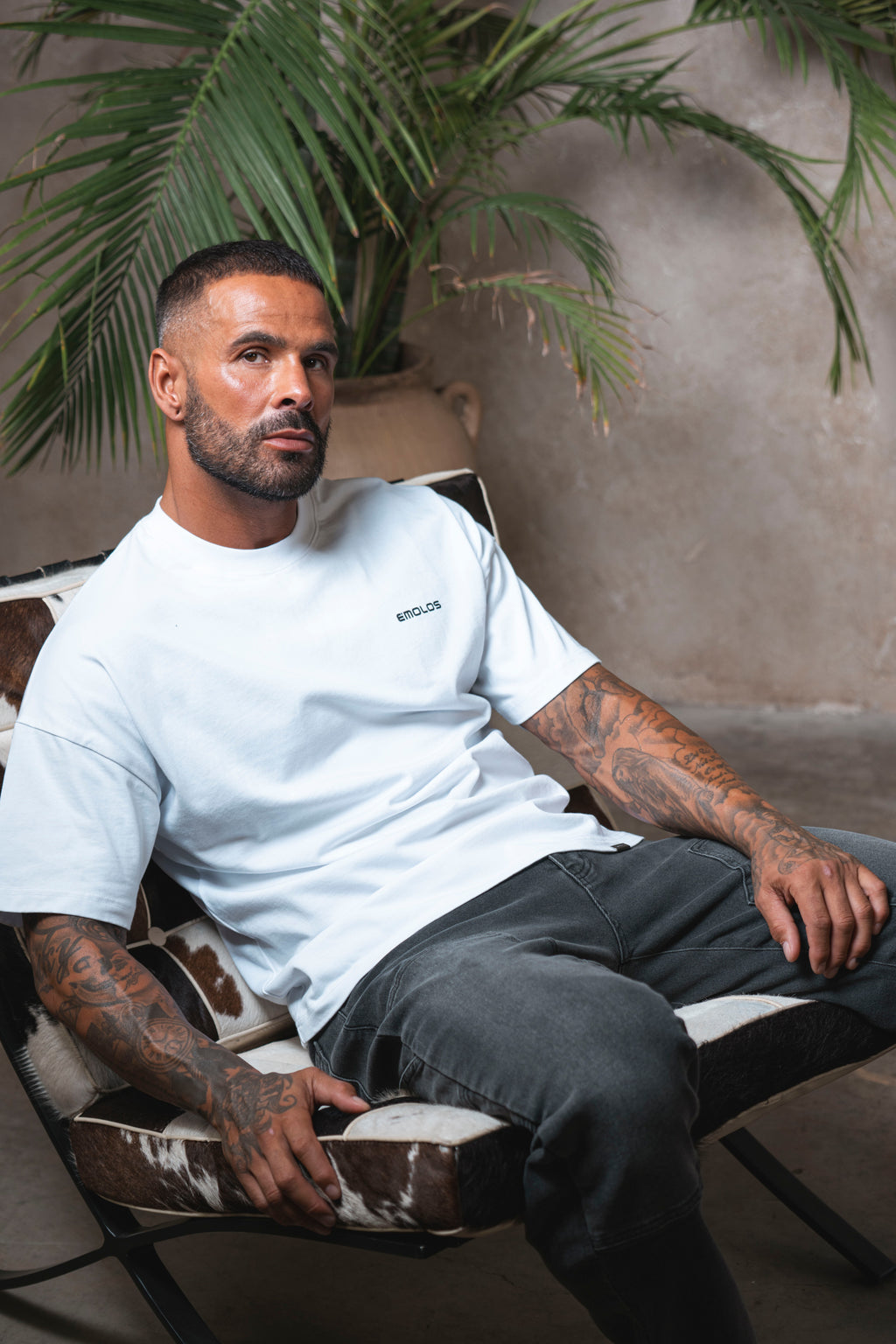 Essential Oversized T-shirt - White - Emolos