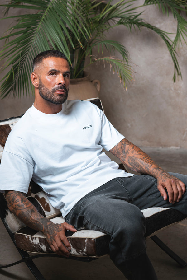 Essential Oversized T-shirt - White - Emolos