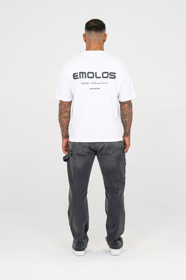 Essential Oversized T-shirt - White - Emolos