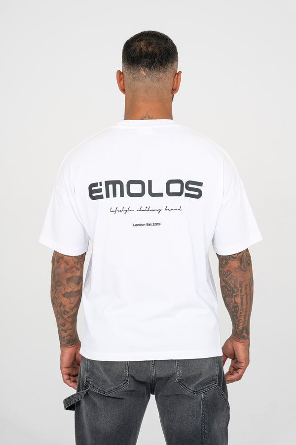 Essential Oversized T-shirt - White - Emolos