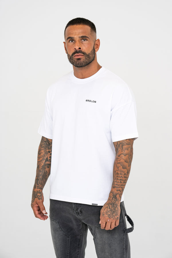 Essential Oversized T-shirt - White - Emolos