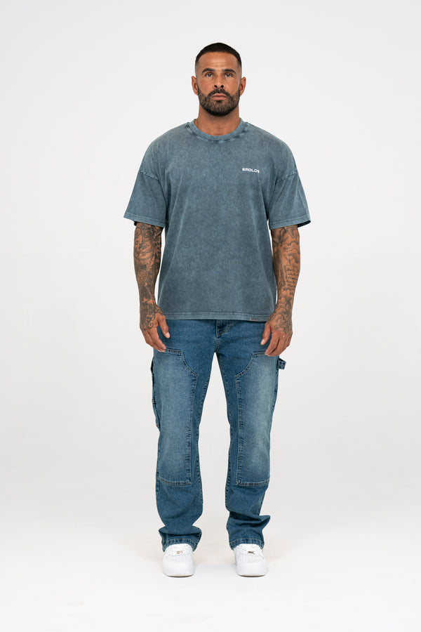 Essential Oversized T-shirt - Washed Grey - Emolos