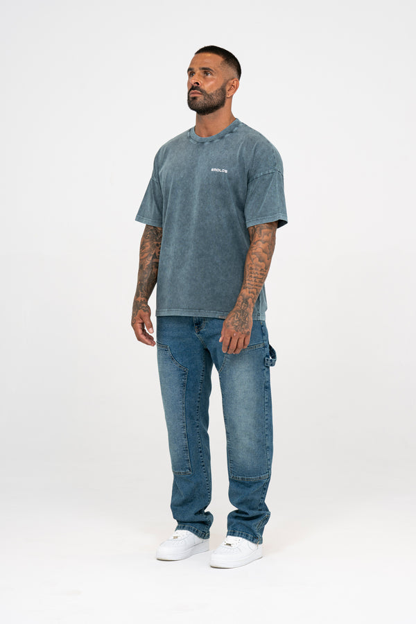 Essential Oversized T-shirt - Washed Grey - Emolos