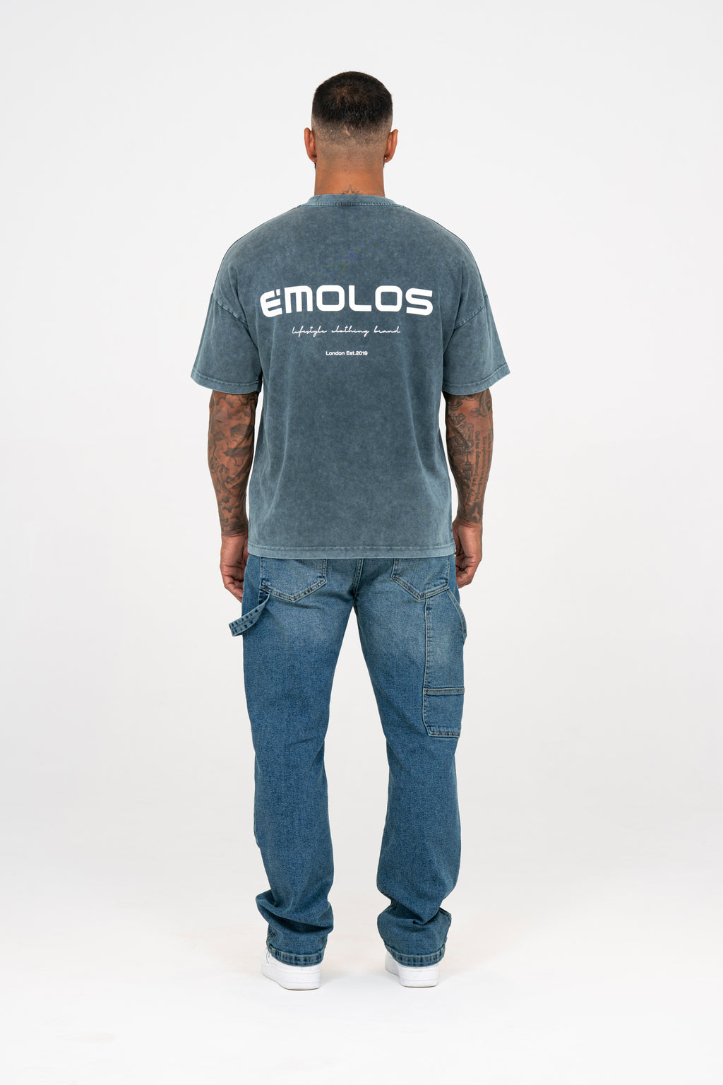 Essential Oversized T-shirt - Washed Grey - Emolos