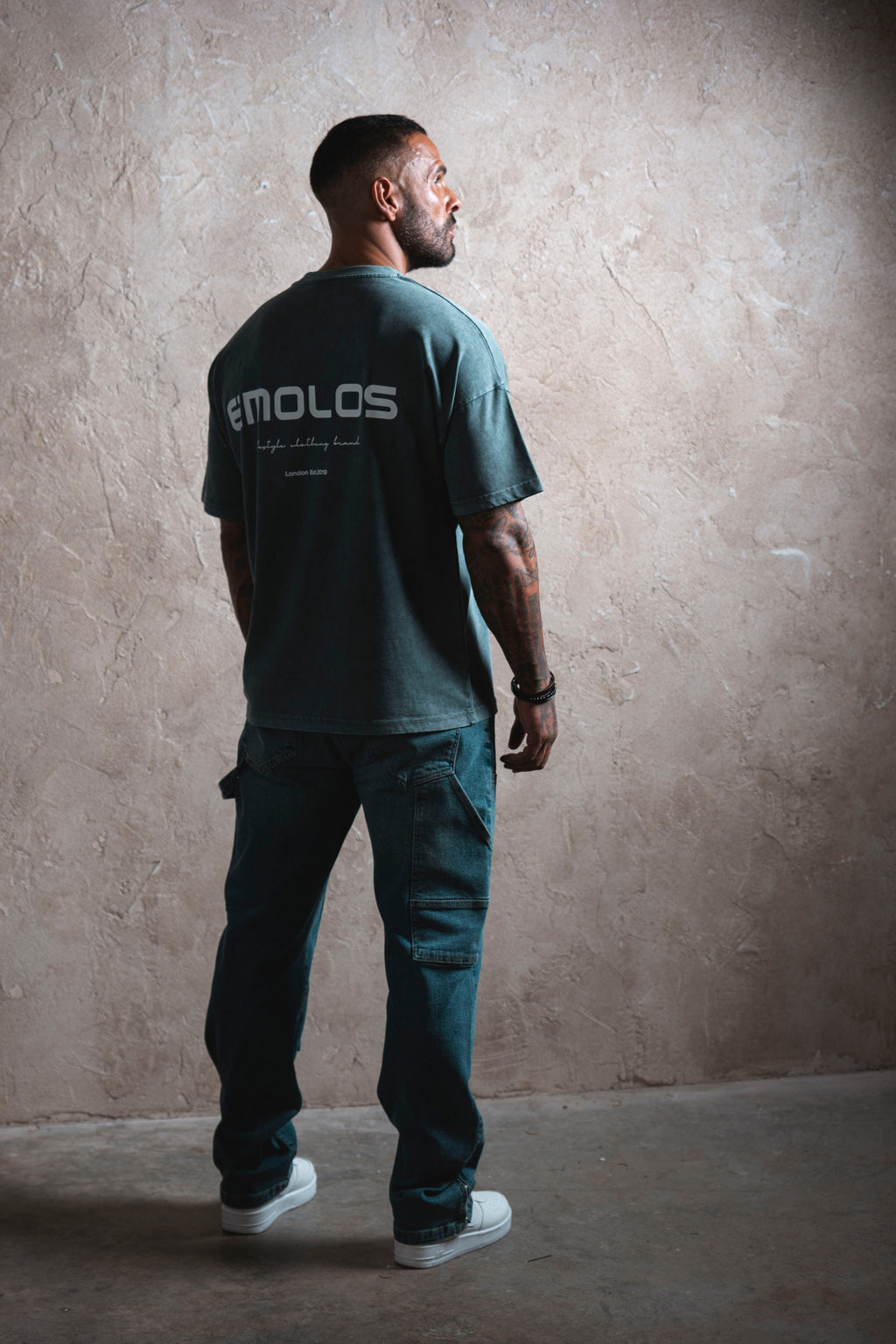 Essential Oversized T-shirt - Washed Grey - Emolos