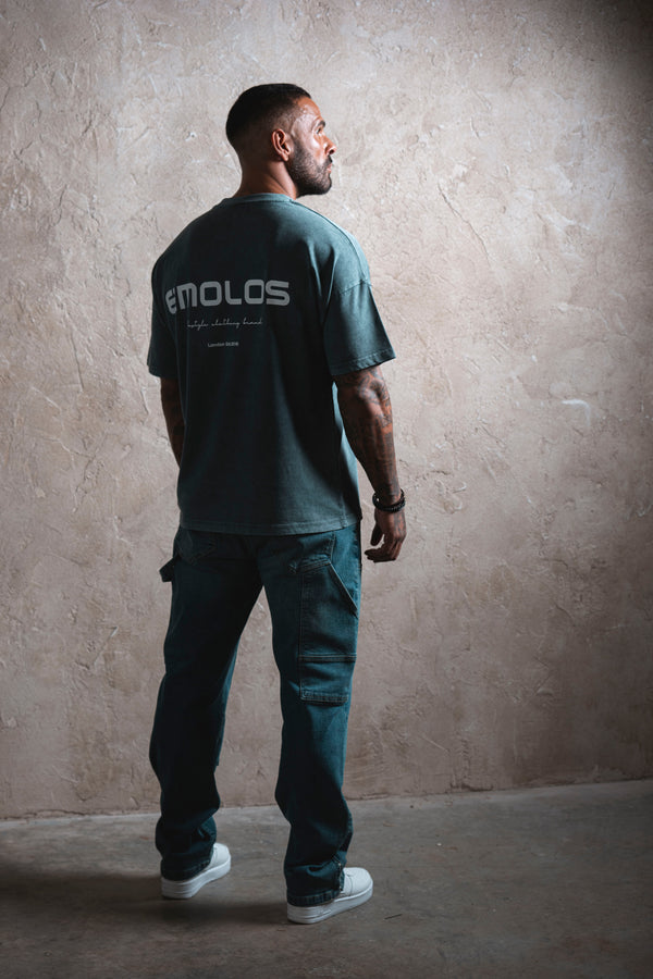 Essential Oversized T-shirt - Washed Grey - Emolos
