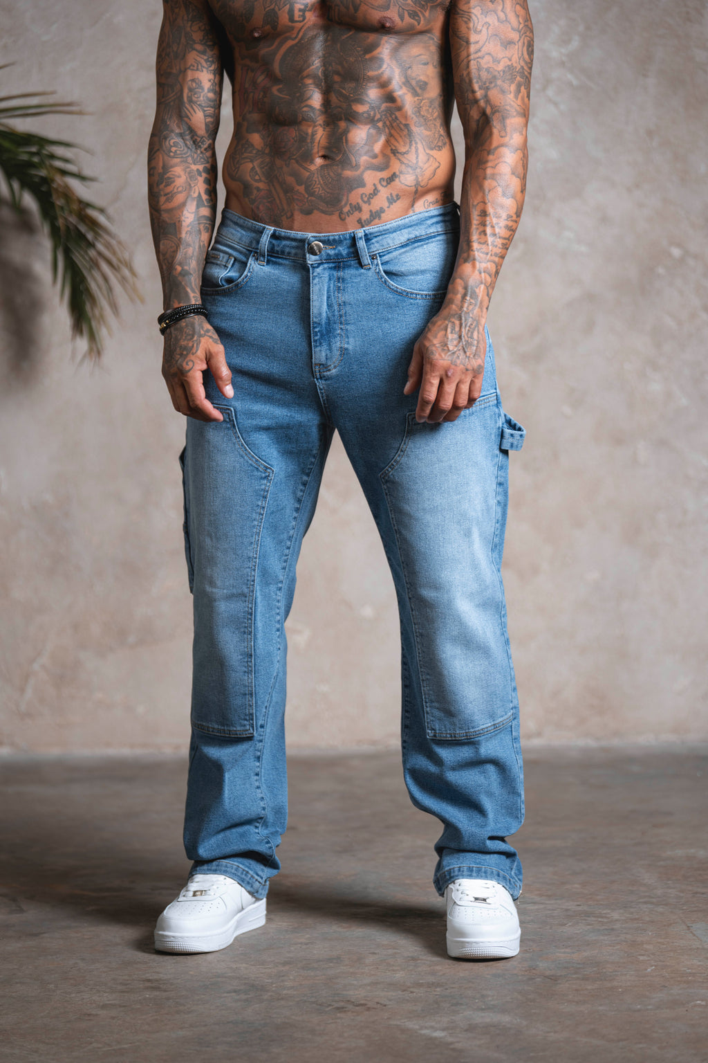 Carpenter Denim Washed - Light Blue - Emolos