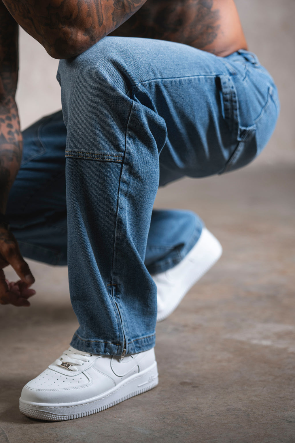 Carpenter Denim Washed - Light Blue - Emolos