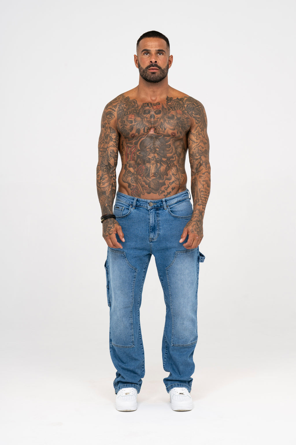 Carpenter Denim Washed - Light Blue - Emolos