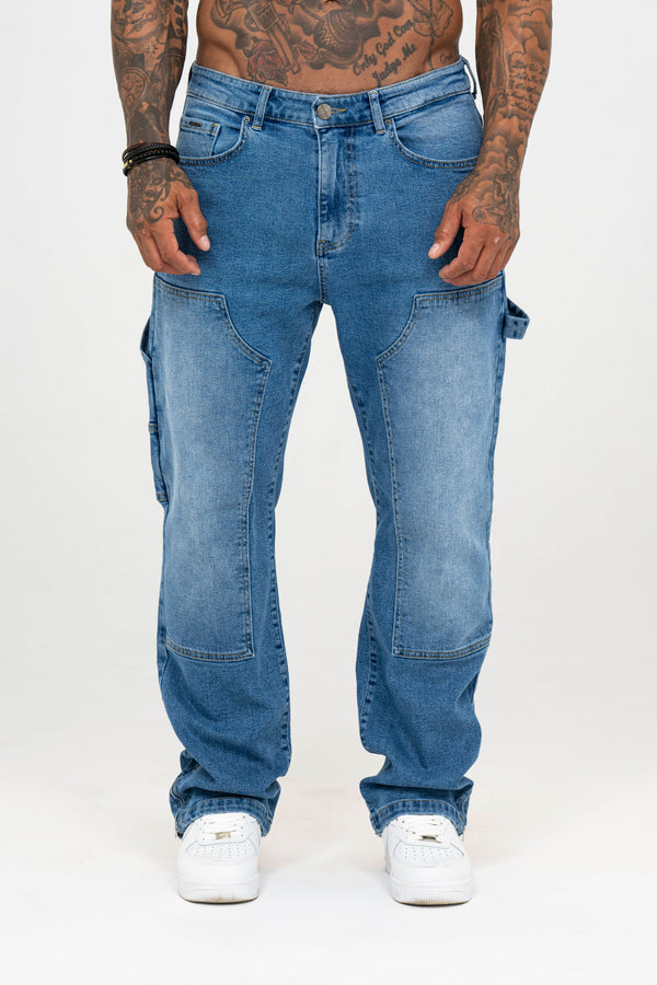 Carpenter Denim Washed - Light Blue - Emolos