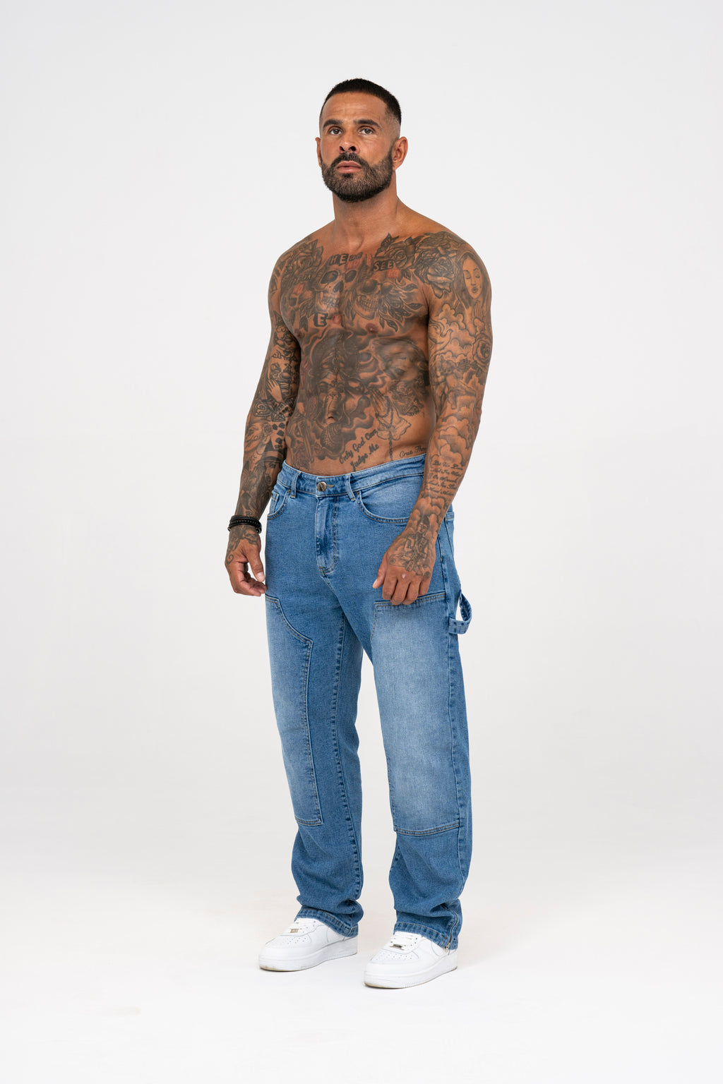 Carpenter Denim Washed - Light Blue - Emolos