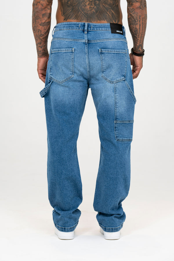 Carpenter Denim Washed - Light Blue - Emolos