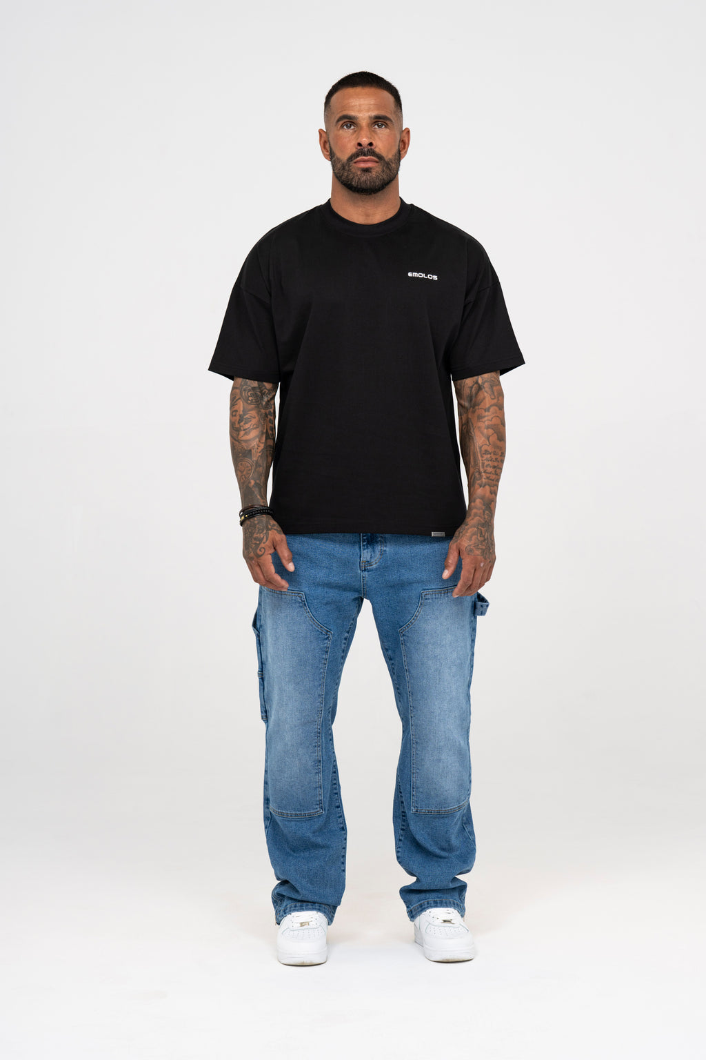 Essential Oversized T-shirt - Black - Emolos