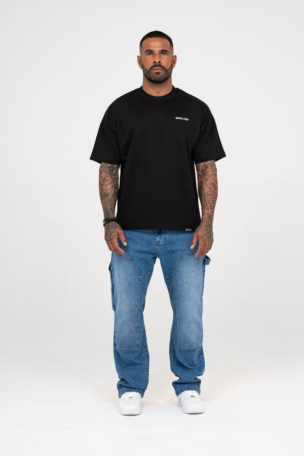 Essential Oversized T-shirt - Black - Emolos