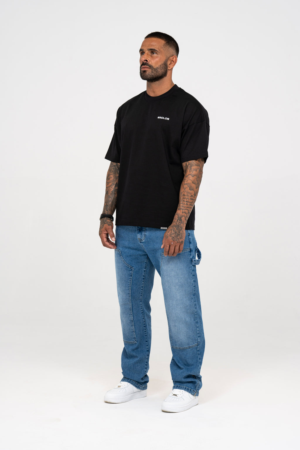 Essential Oversized T-shirt - Black - Emolos