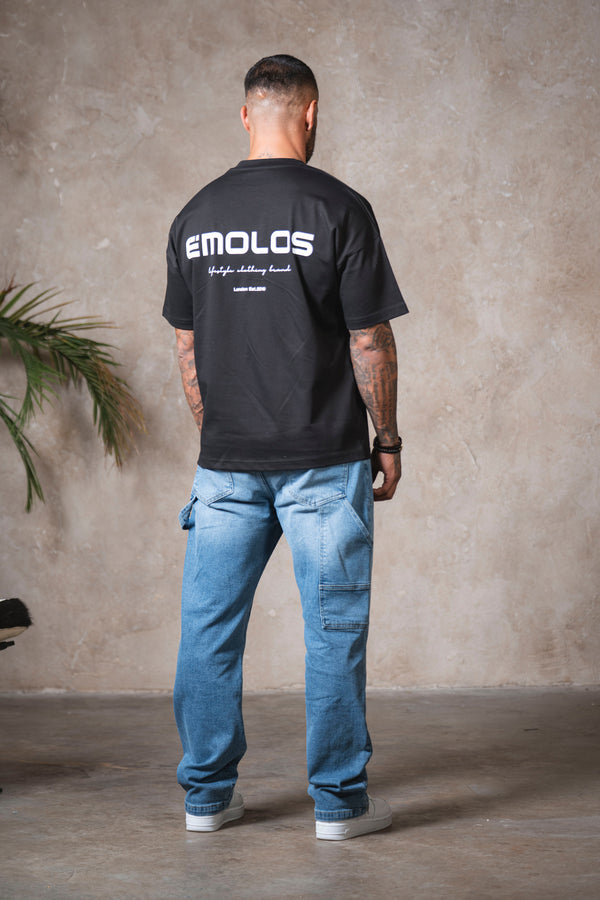Essential Oversized T-shirt - Black - Emolos