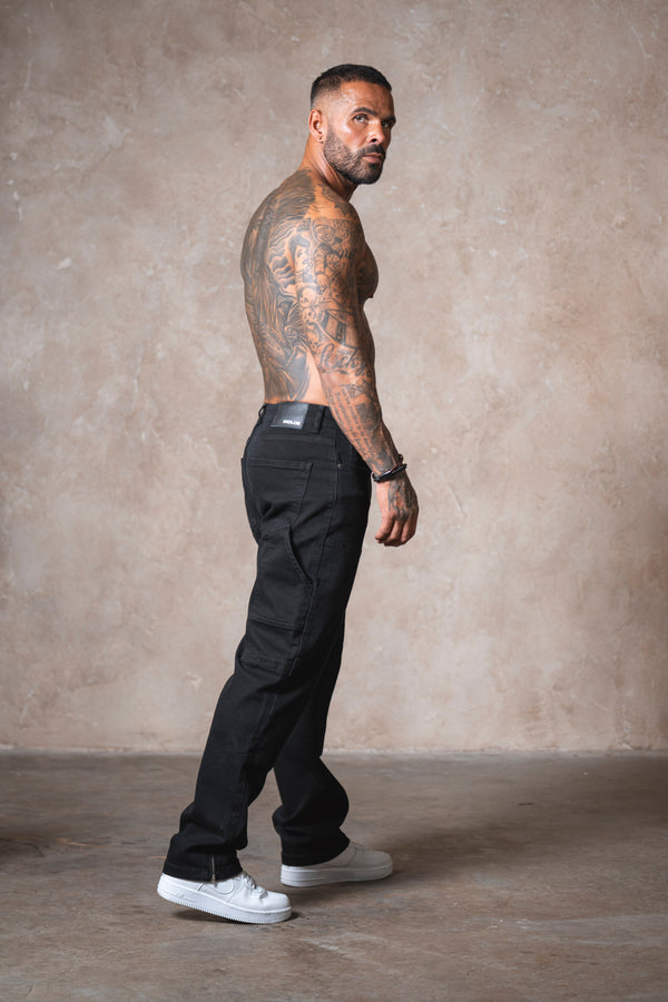 Carpenter Denim Washed - Black - Emolos