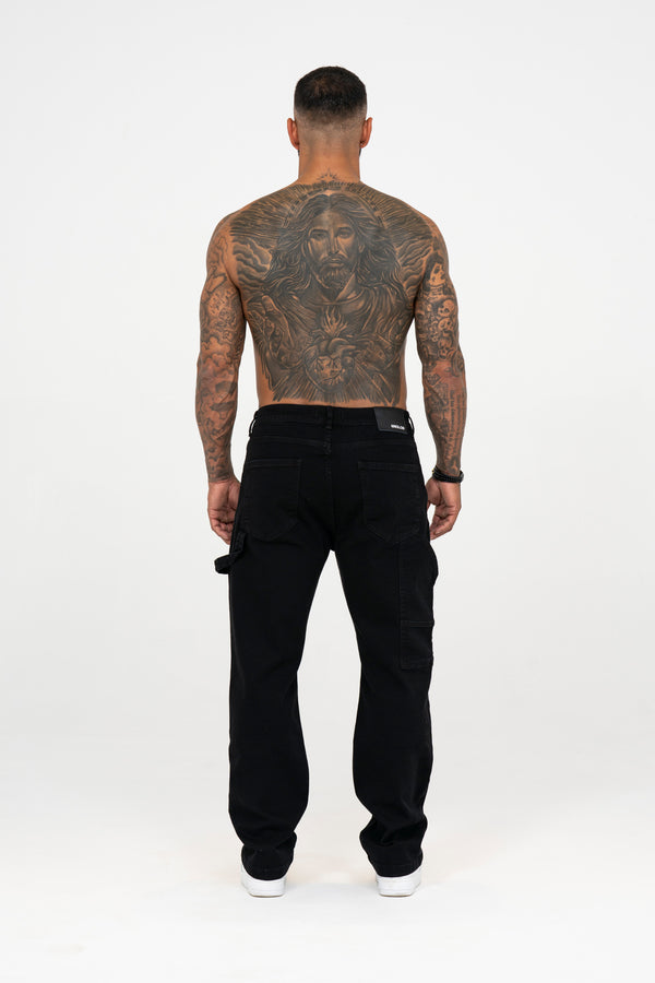 Carpenter Denim Washed - Black - Emolos