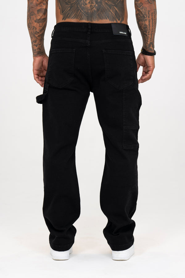 Carpenter Denim Washed - Black - Emolos