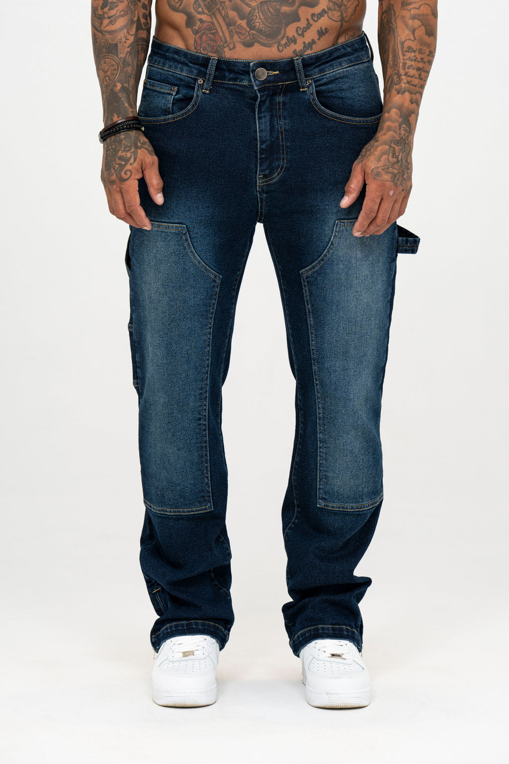Carpenter Denim Washed - Dark Blue - Emolos