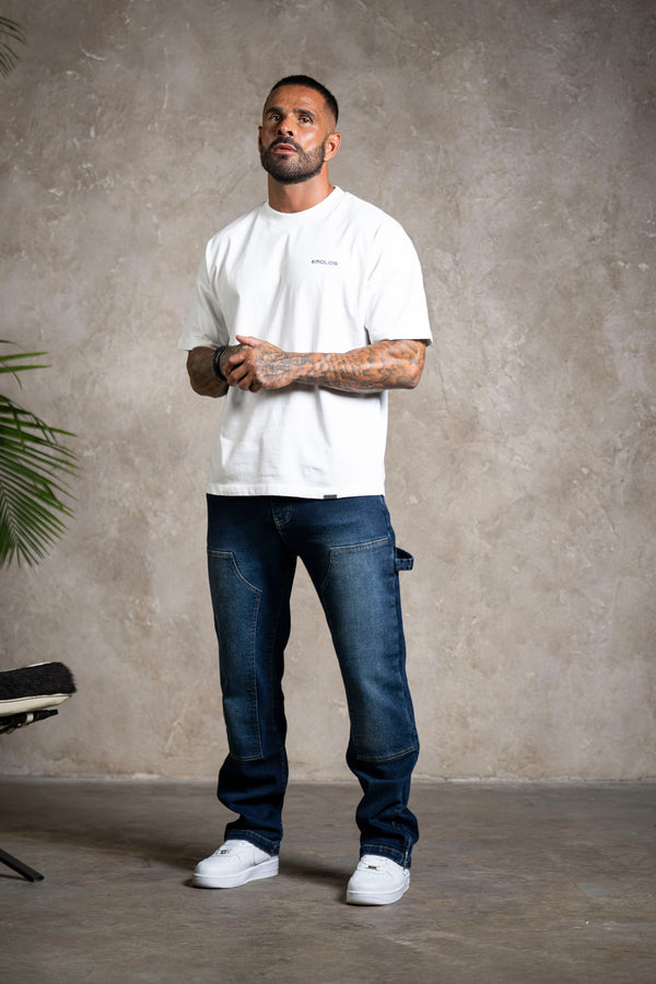 Carpenter Denim Washed - Dark Blue - Emolos