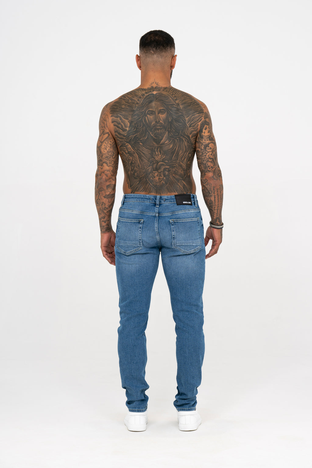 Slim Fit Jeans Washed -  Light Blue - Emolos