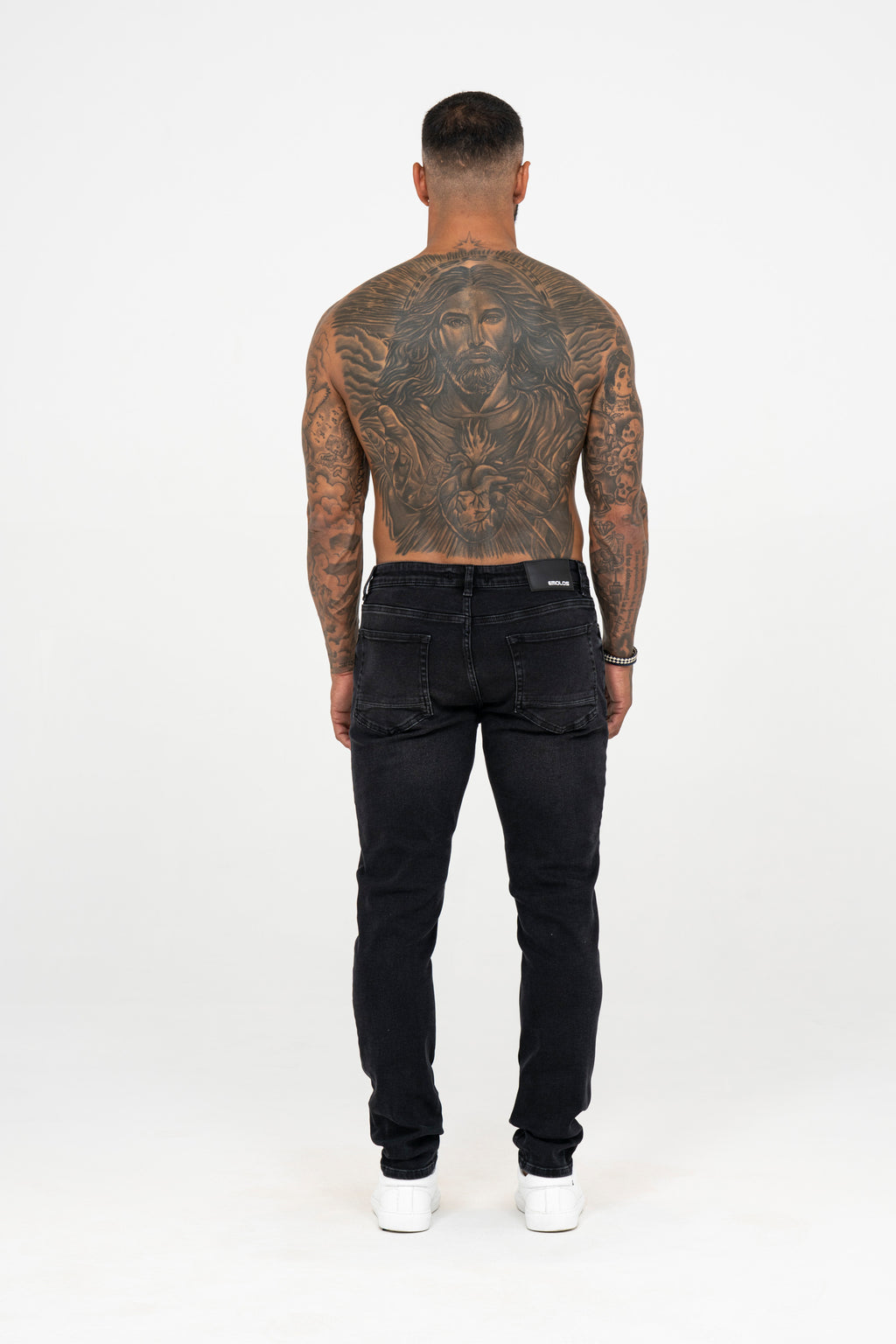 Slim Fit Jeans Washed - Grey - Emolos