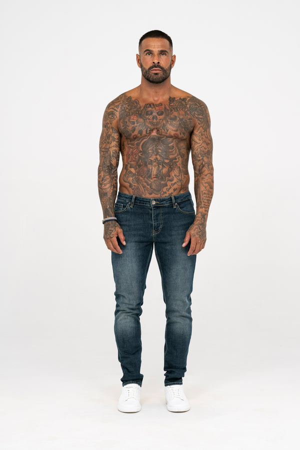 Slim Fit Jeans Washed -  Stone - Emolos
