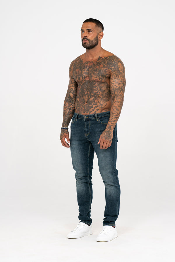 Slim Fit Jeans Washed -  Stone - Emolos