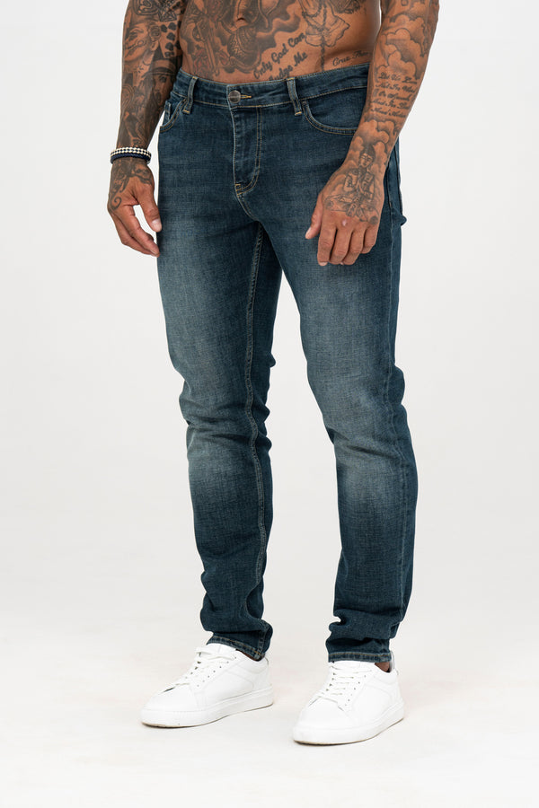 Slim Fit Jeans Washed -  Stone - Emolos
