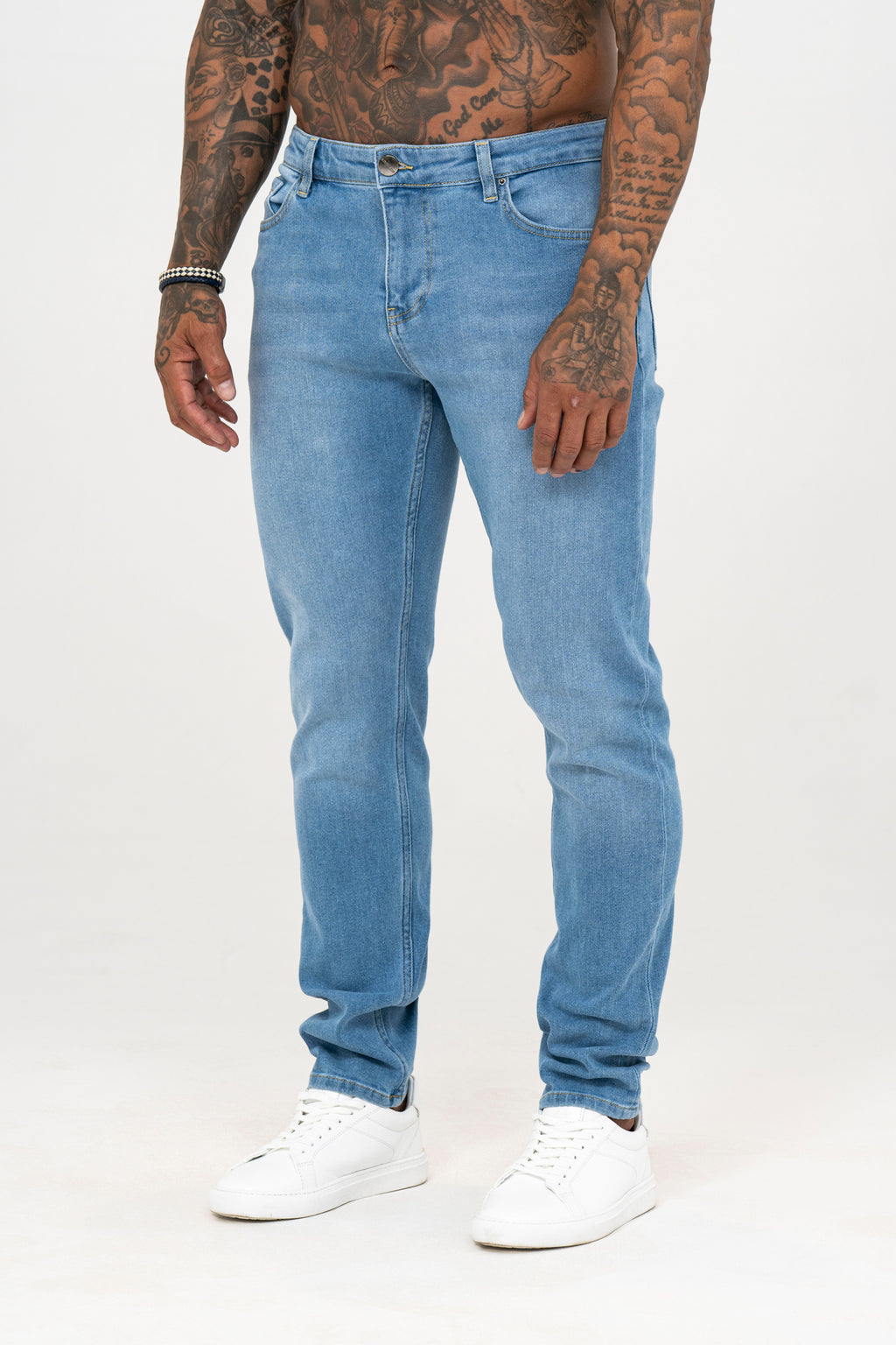 Slim Fit Jeans Washed -  Ice Blue - Emolos