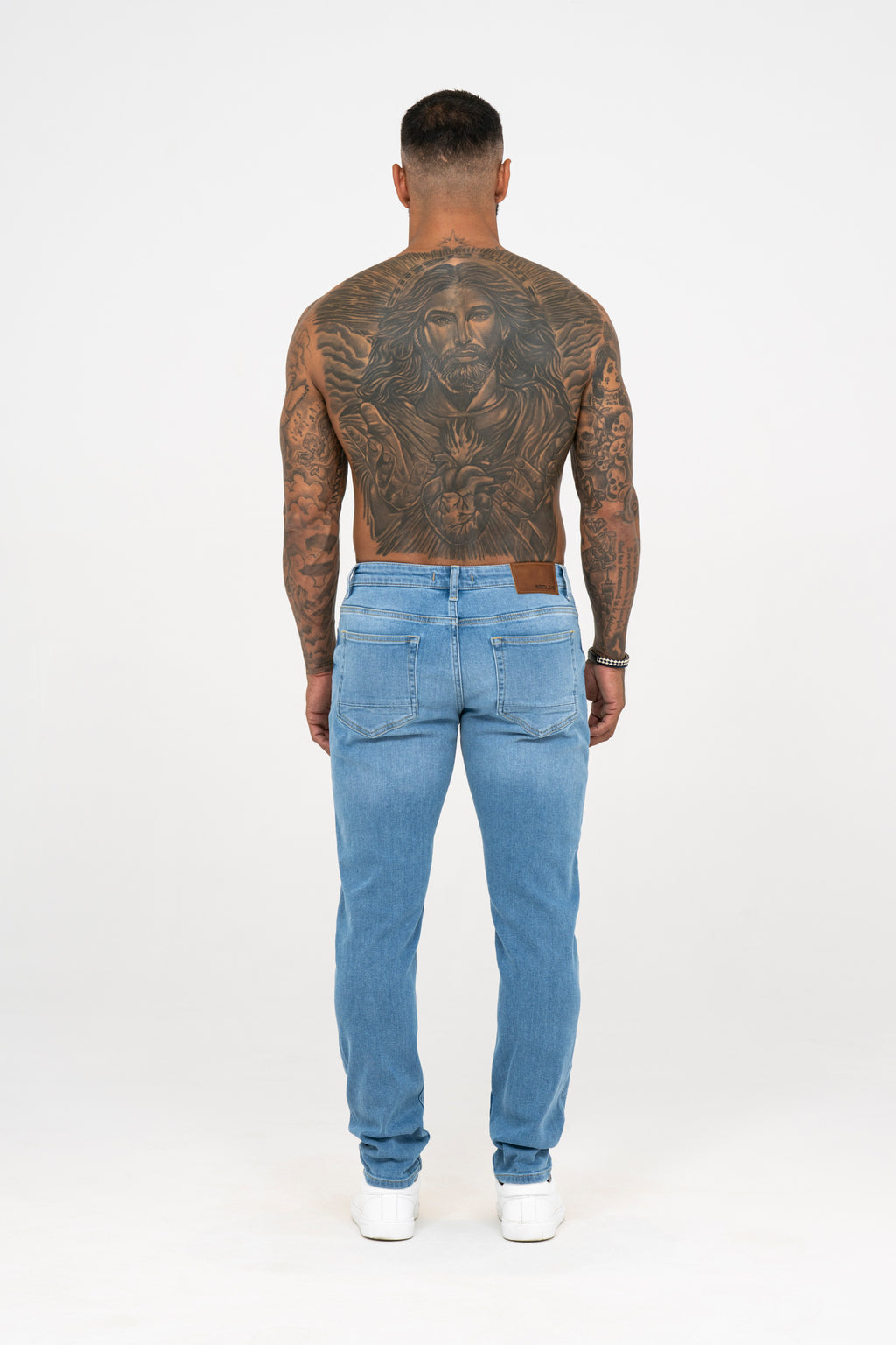 Slim Fit Jeans Washed -  Ice Blue - Emolos